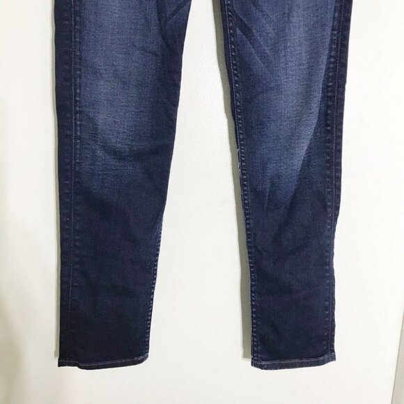 HUDSON Womens Blue Double Button Closure Collin Skinny Crop Jeans Size 26 - Picture 7 of 11